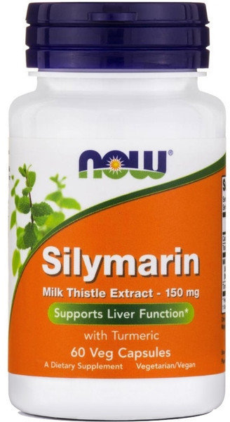 Now Foods Silymarin Milk Thistle Extract 150mg 60vcaps 