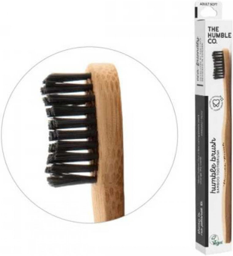 The Humble Co. Adult Soft Black Toothbrush 1τμχ
