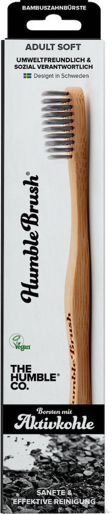 The Humble Co. Humble Brush Charcoal Infused Soft 1τμχ