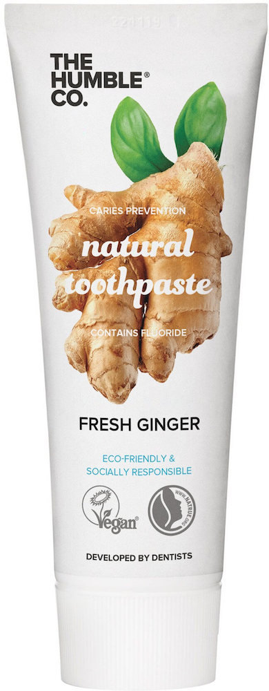 The Humble Co. Natural Toothpaste Fresh Ginger 75ml The Humble Co. Natural Toothpaste Fresh Ginger 75ml