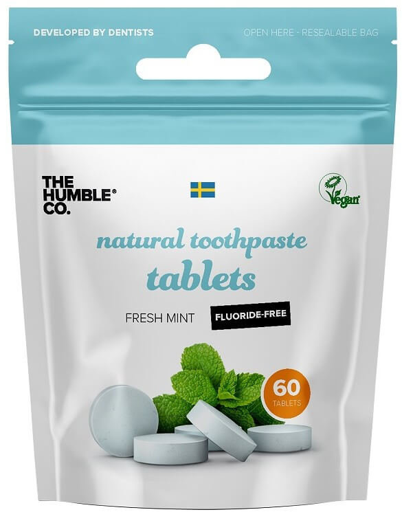 The Humble Co. Natural Toothpaste Tablets Fresh Mint 60τμχ
