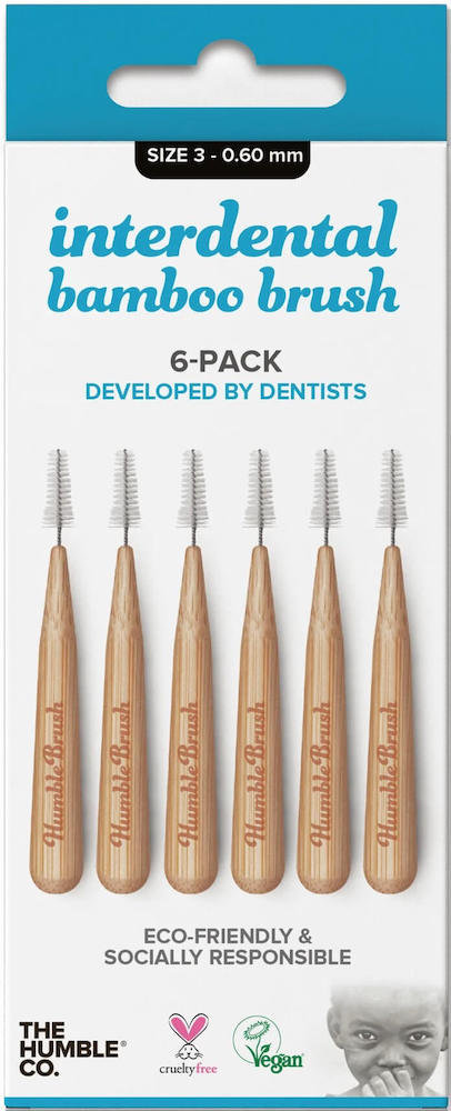 The Humble Co. Interdental Bamboo Brush Size 3-0.60mm 6τμχ