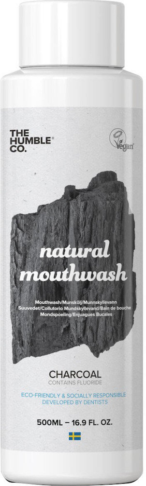The Humble Co. Natural Mouthwash Charcoal 500ml