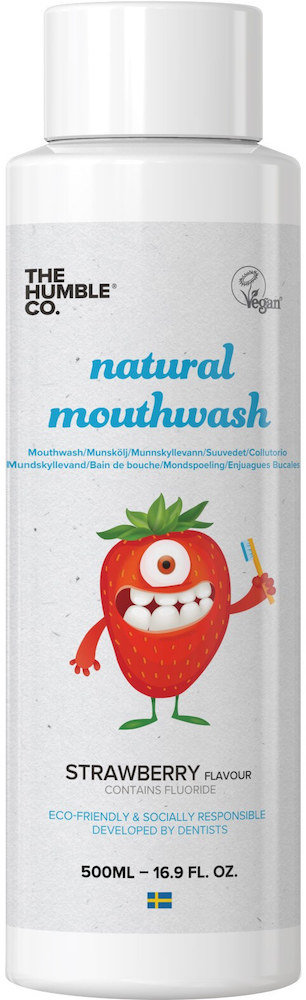 The Humble Co. Natural Mouthwash Strawberry 500ml