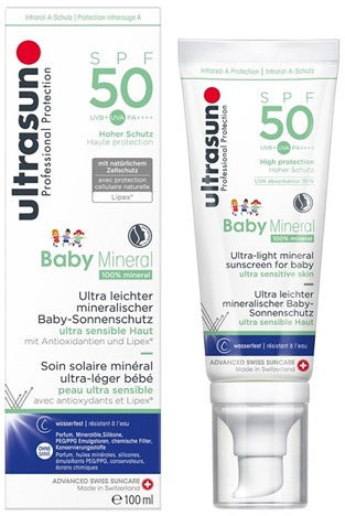Ultrasun Professional Protection Baby Mineral SPF50+ 100ml
