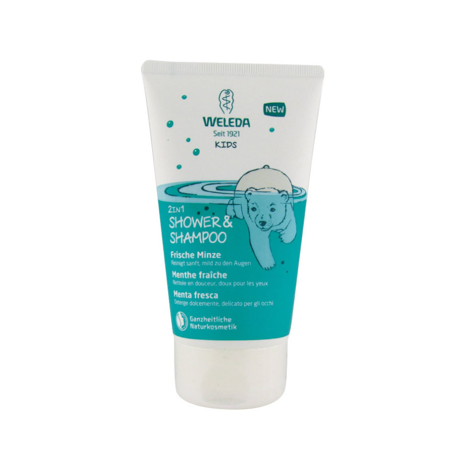 Weleda Kids 2in1 Shampoo & Body Wash Mint 150ml