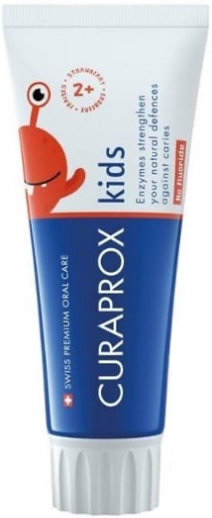 Curaprox Kids Toothpaste Strawberry No Fluoride (2+) 60ml
