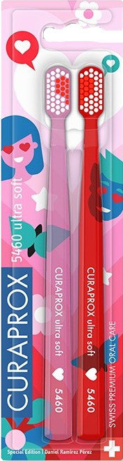 Curaprox CS 5460 Ultra Soft Duo Love Edition Toothbrush 2τμχ