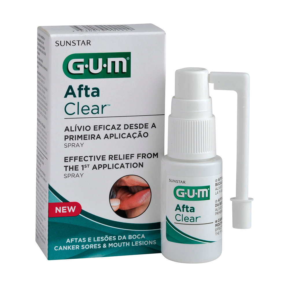 Sunstar Gum Aftaclear Spray Στοματικό Σπρέι για Άφθες 15ml