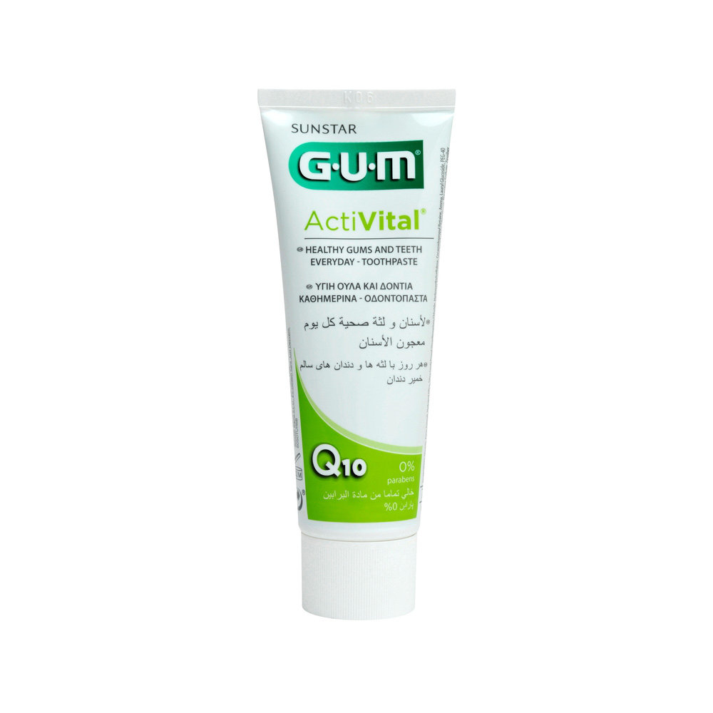 Sunstar Gum 6050 Activital Q10 Toothpaste 75ml