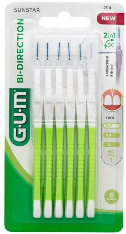 Sunstar Gum Bi-Directional Ultra Fine 0,7mm Green 6τμχ