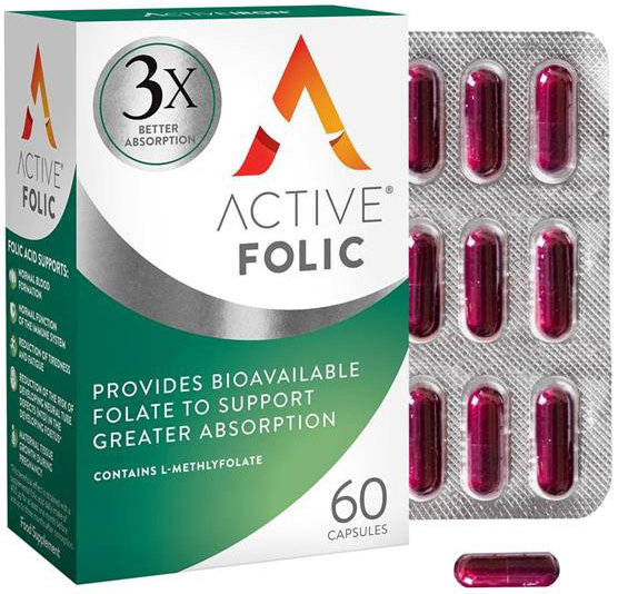 Bionat Active Folic Acid 60caps