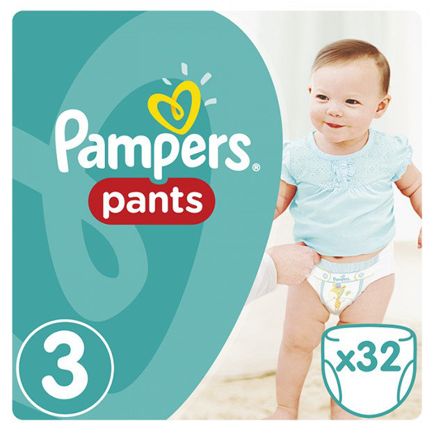 Pampers Pants No3 (6-11 Kg) 32τμχ