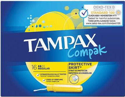 Tampax Compak Regular Tampons 16τμχ