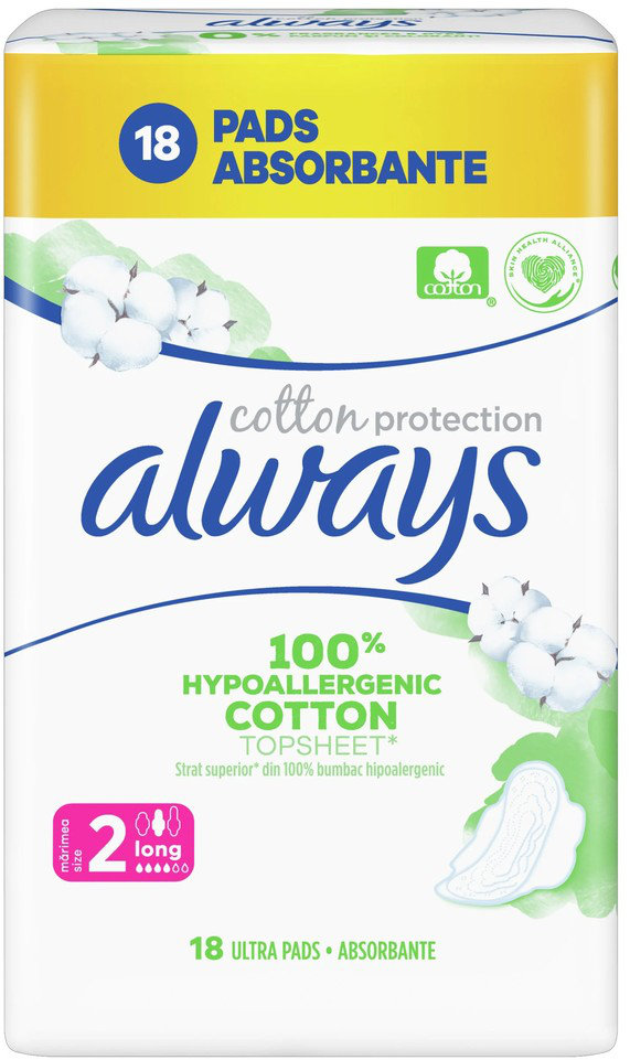Always Cotton Protection Ultra Normal Size2 22τμχ