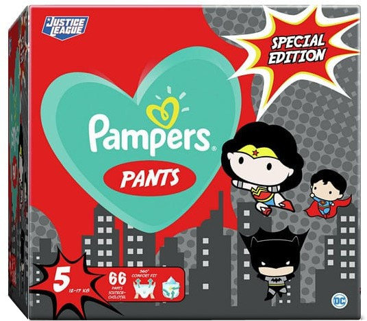 Pampers Pants Limited Edtion SuperHeroes Ν5 (12-17kg) 66τμχ