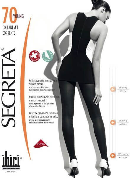 Ibici Segreta Collant Young 70 Den Nero NoXL 1τμχ