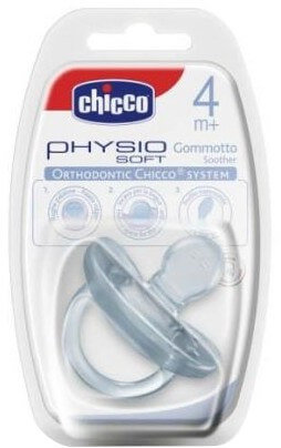Chicco Physio Soft Silicone Soother Orthodontic 4m+ 1τμχ