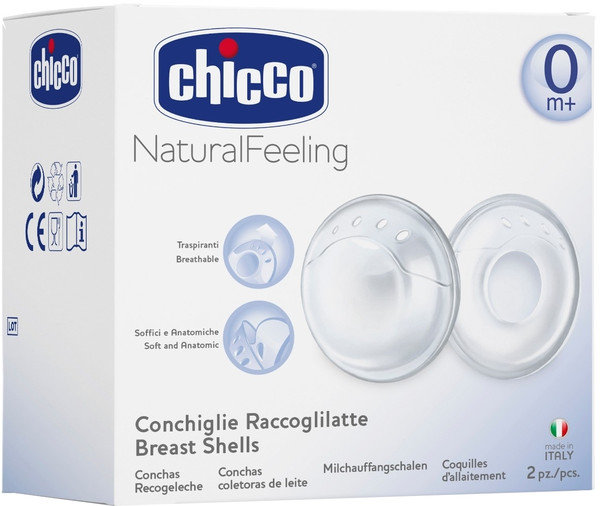 Chicco Natural Feeling Breast Shealds 2τμχ Chicco Natural Feeling Breast Shealds 2τμχ