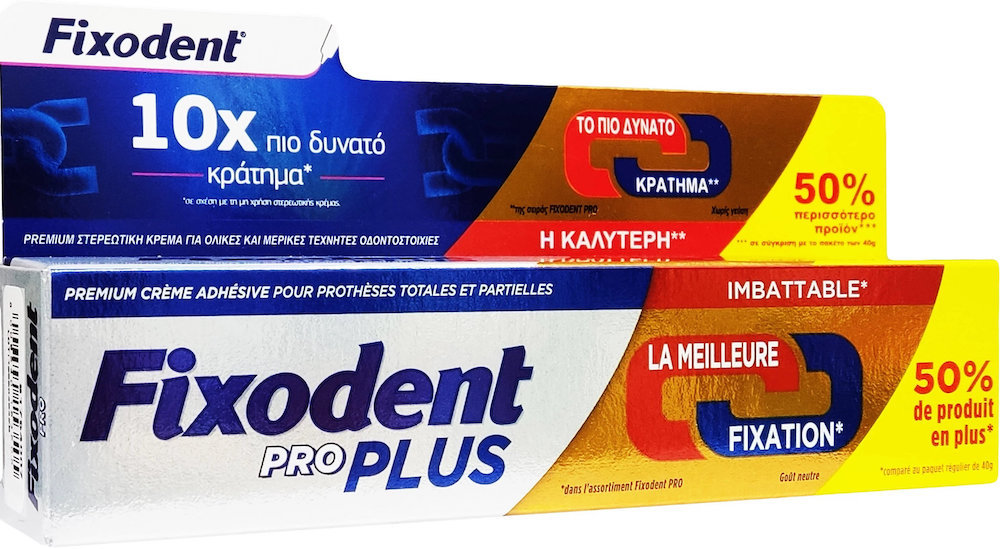 Fixodent Pro Plus Duo Action 60gr