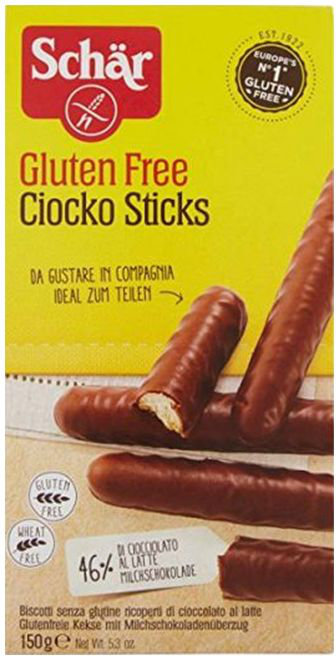 Schär Ciocko Sticks Gluten Free 150gr