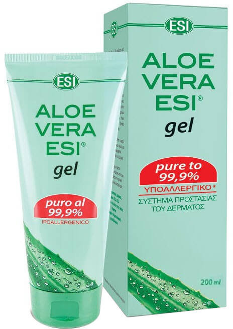 ESI Aloe Vera Gel Pure to 99.9% Hypoalergenic 200ml