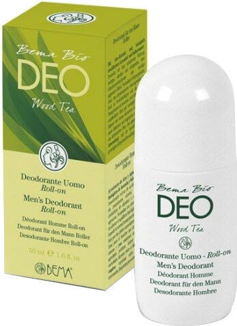 Bema Bio Deo Wood Tea Mens Deodorant Roll On 50ml