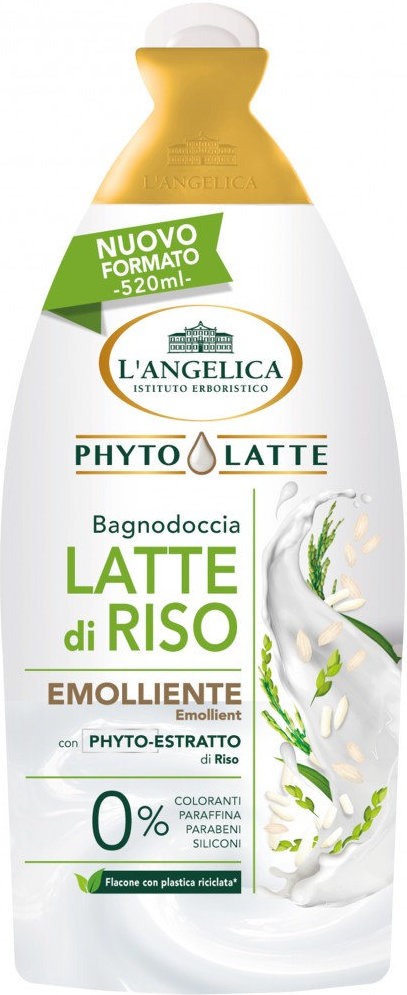 L’Angelica PhytoLatte Rice Milk Bath & Shower Gel 520ml