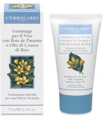 L'Erbolario Exfoliant for Face with Soapbark & Bran Oil 75ml