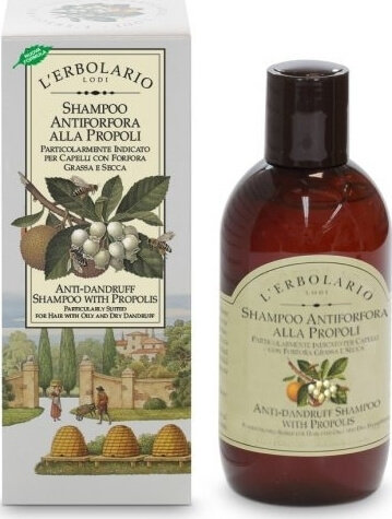 L'Erbolario Anti-Dandruff Shampoo with Propolis 200ml