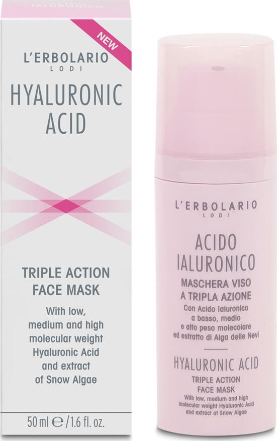 L'Erbolario Acido Ialuronico Triple Action Face Mask 50ml