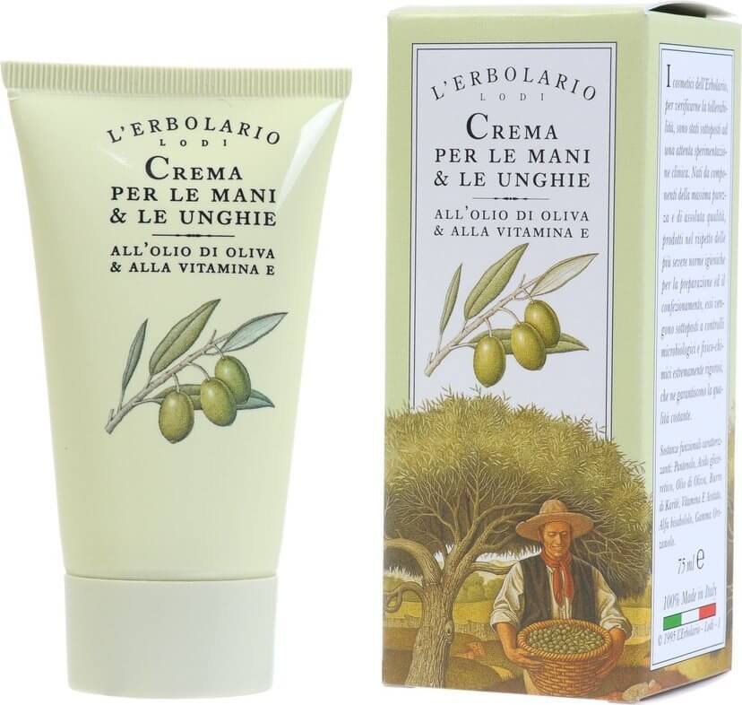 L'erbolario Hand and Nail Cream With Olive Oil & Vit.E 75ml