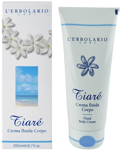 L'Erbolario Tiare Fluid Perfumed Body Cream 200ml