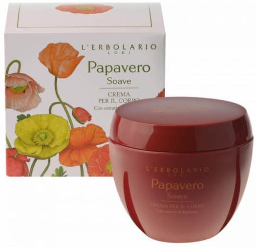 L'Erbolario Sweet Poppy Body Cream 200ml 