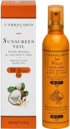 L'Erbolario Sunscreen Veil Protective Hair Oil SPF10 100ml