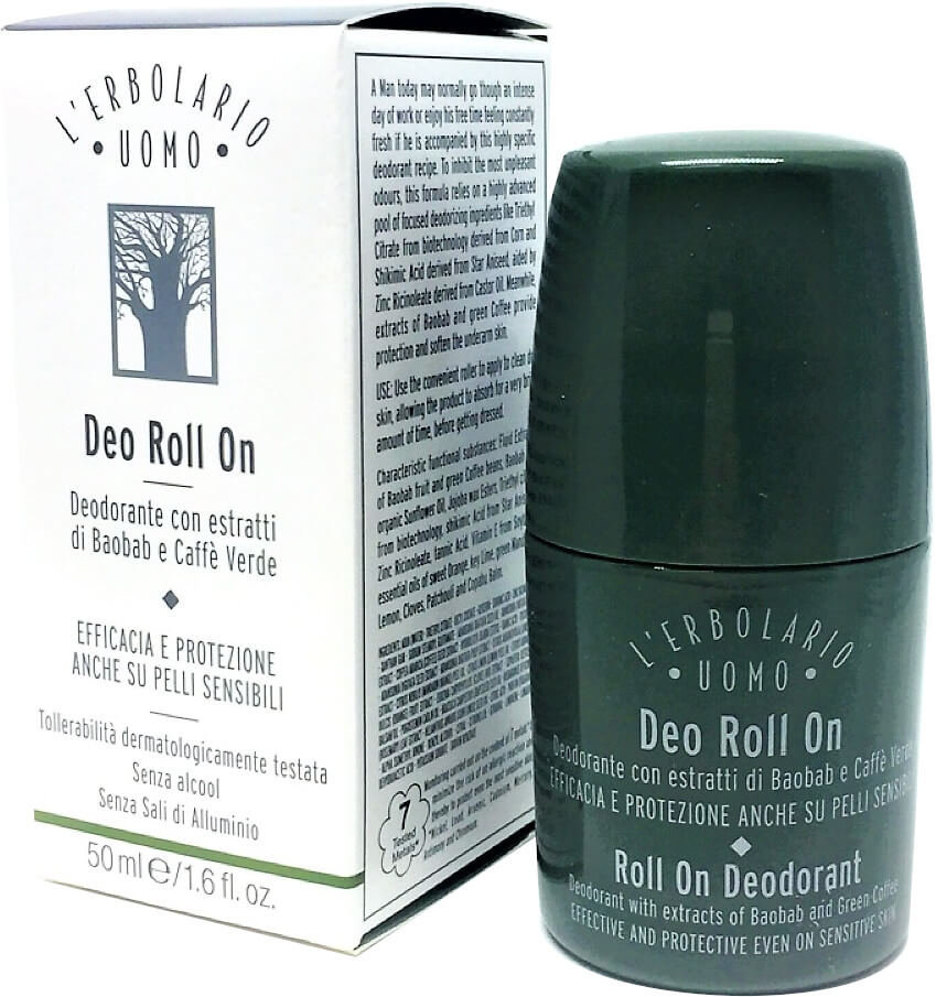 L'Erbolario Uomo Deo Roll On 50ml