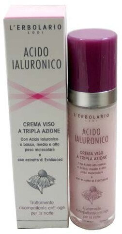 L'erbolario Crema Viso A Tripla Azione Per La Notte 50ml