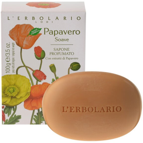 L'erbolario Sweet Poppy Perfumed Soap 100gr