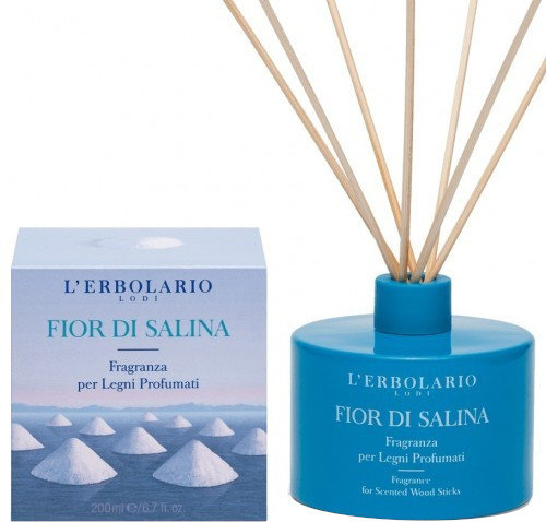 L’Erbolario Fior Salina Fragrance Scented Wood Sticks 200ml