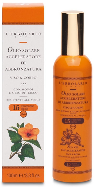 L' Erbolario Sun Oil Tan Accelerator SPF15 100ml