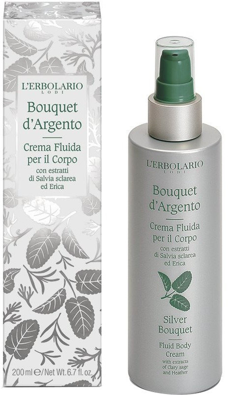 L 'Erbolario Bouquet d' Argento Fluid Body Cream 200ml