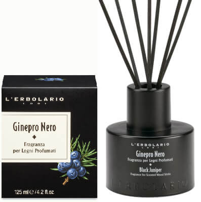 L'Erbolario Black Juniper Fragrance Sticks 125ml