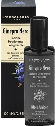 L'Erbolario Ginepro Nero Lozione Deodorante 100ml