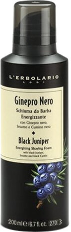 L' Erbolario Ginepro Nero Energising Shaving Foam 200ml