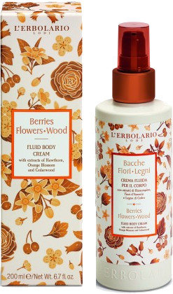 L' Erbolario Berries Flowers Wood Fluid Body Cream 200ml
