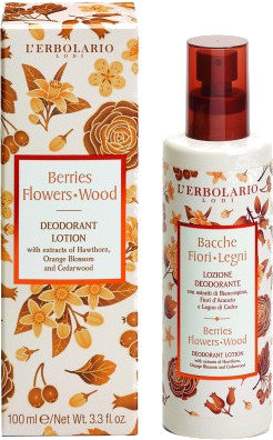 L' Erbolario Berries Flowers Wood Lotion Cream 100ml