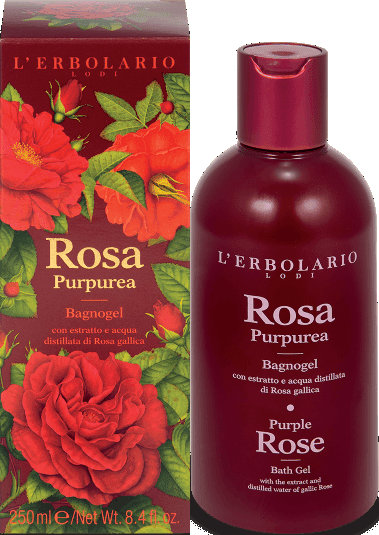 L'Erbolario Rosa Purpurea Bagnogel 250ml
