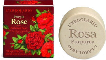 L'Erbolario Rosa Purpurea Sapone Profumato 100gr