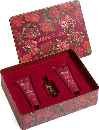 L'Erbolario Rosa Purpurea Segreti Di Bellezza Set Trio