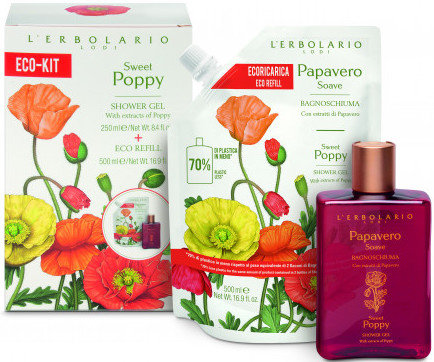 L' Erbolario Papavero Soave Eco-Kit